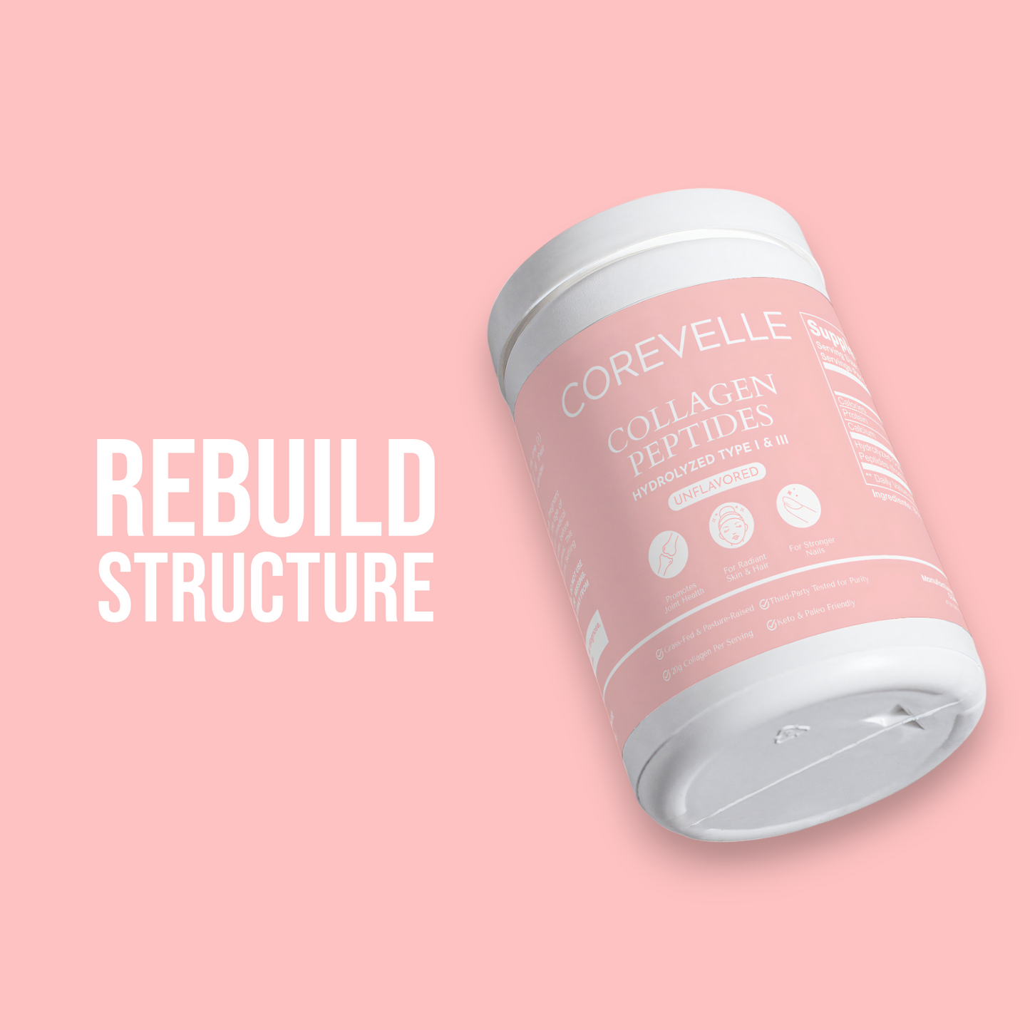 Corevelle® Grass-Fed Hydrolyzed Collagen Peptides